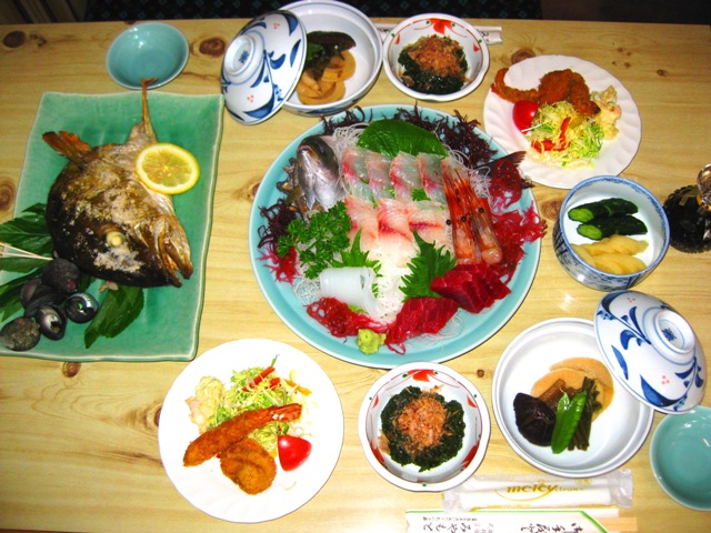 民宿のお料理一例